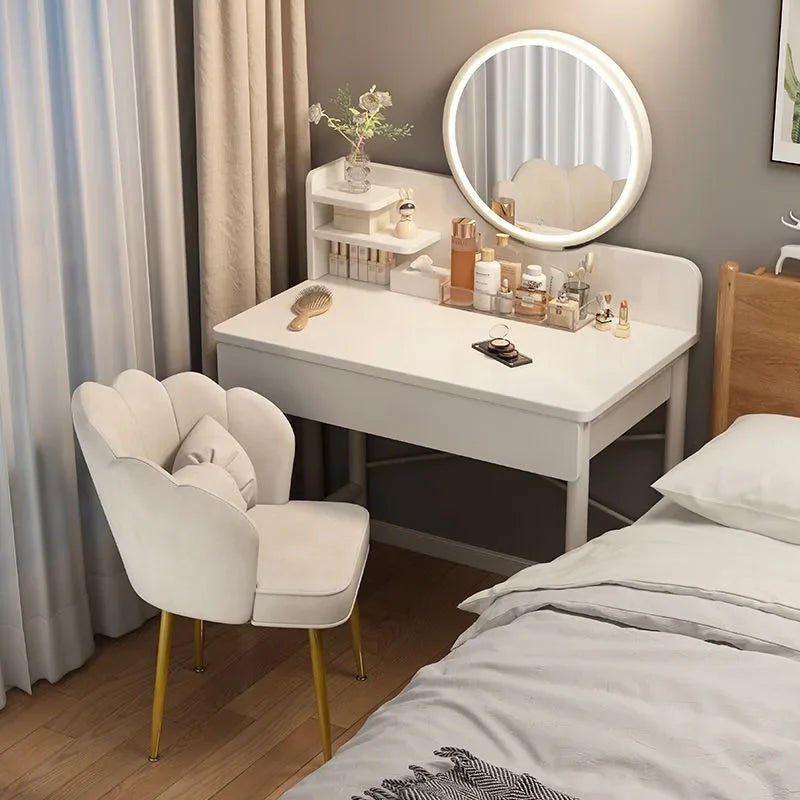 Commode moderne avec miroir pour chambre petite appartement 2025
