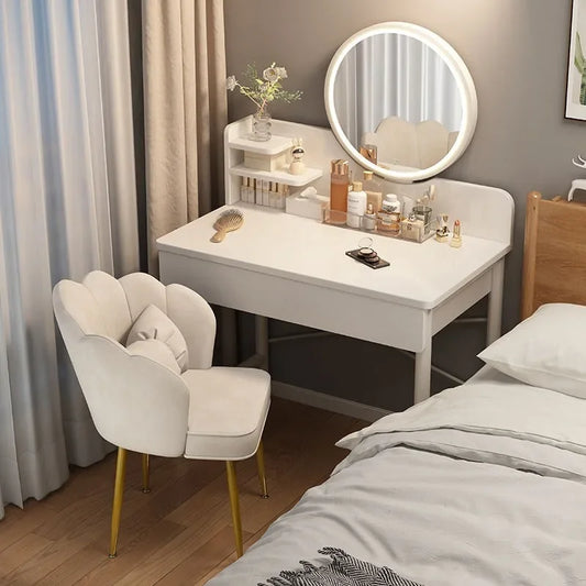 Commode moderne avec miroir pour chambre petite appartement 2025