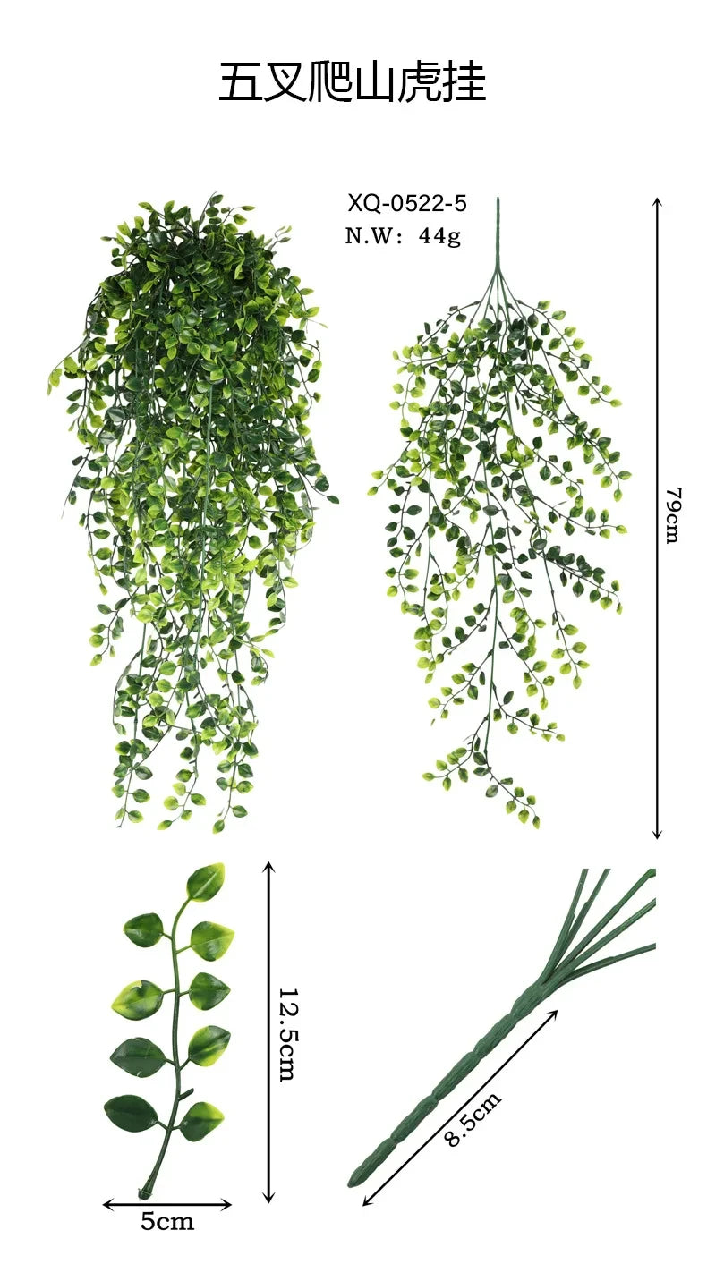 Vigne Persane Artificielle 90cm - Décoration Murale Élégante