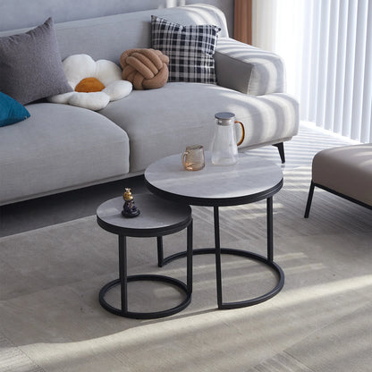 Table basse nordique 2 en 1 EGOONM - Design moderne et minimaliste