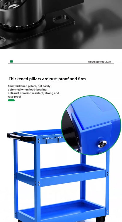 Chariot à Outils BaoLian avec Roues - Organisateur Atelier Garage