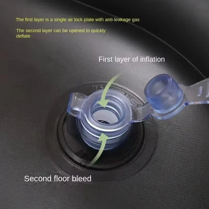 Canapé paresseux gonflable pliable pour extérieur - Confort camping et salon