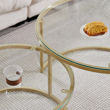 Table d'Appoint Ronde en Marbre Nordique - Luxe 60cm/80cm