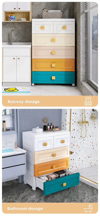 Armoire de rangement blanche à tiroirs - 50 casiers en plastique