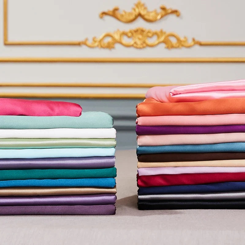 Taie d'oreiller en satin luxueux 48x74 - Confort et élégance