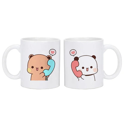 Tasse Moka Panda Bubu Dudu - Cadeau Mignon Couple et Amis