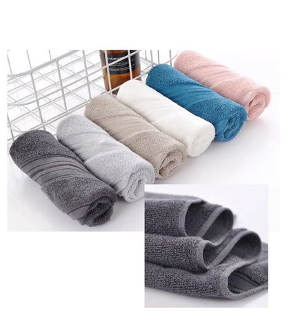 Serviette visage en coton absorbante - Douce et épaisse pour salle de bain