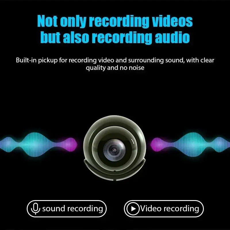 Caméra Mini X5 1080P : Vision Nocturne et Détection de Mouvement