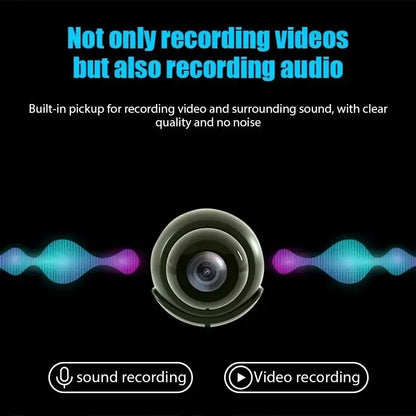 Caméra Mini X5 1080P : Vision Nocturne et Détection de Mouvement