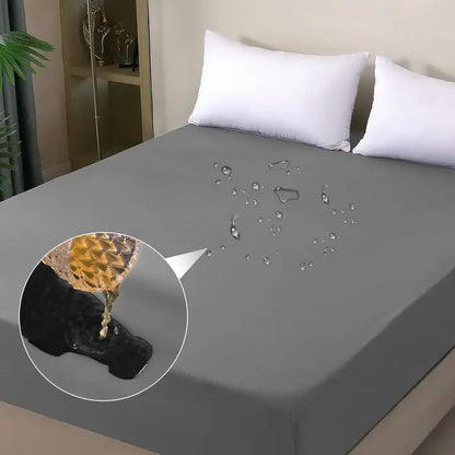 Drap-housse imperméable King Size en fibre ultra-fine, doux et respirant