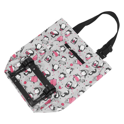 Chariot de Shopping Pliable avec Roulettes pour Homme - Pratique et Fonctionnel