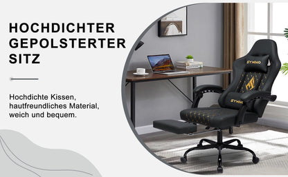 Chaise de jeu Symino avec repose-pieds et accoudoirs réglables