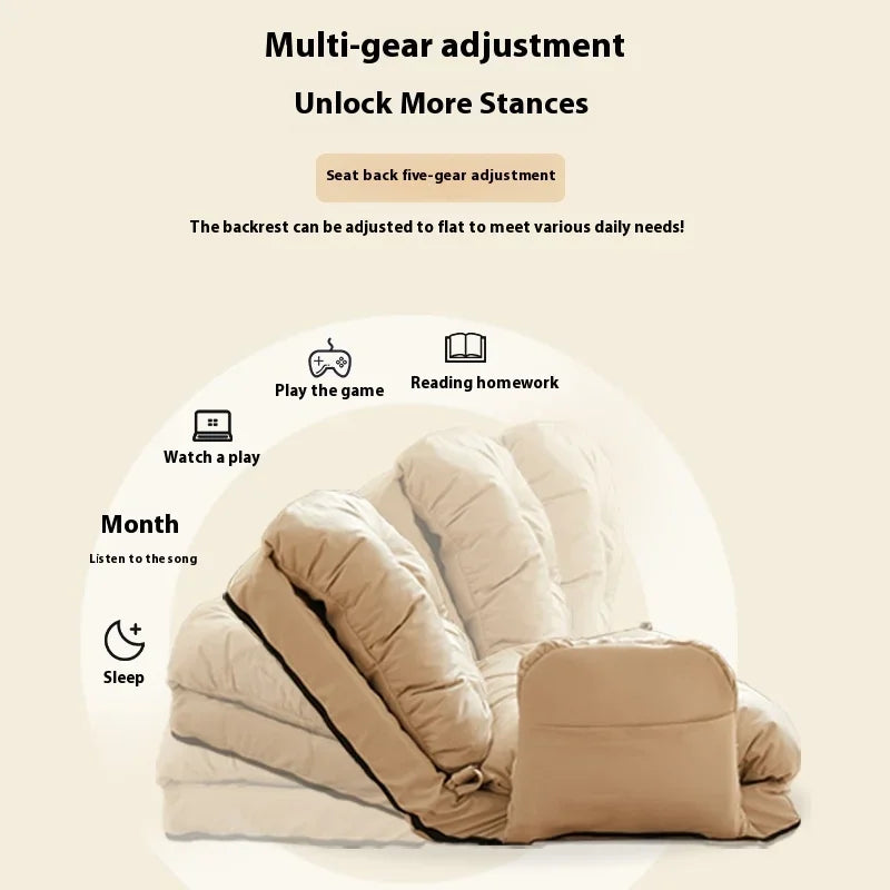 Canapé Pliable Tatami Inclinable pour Chambre et Salon - 2025