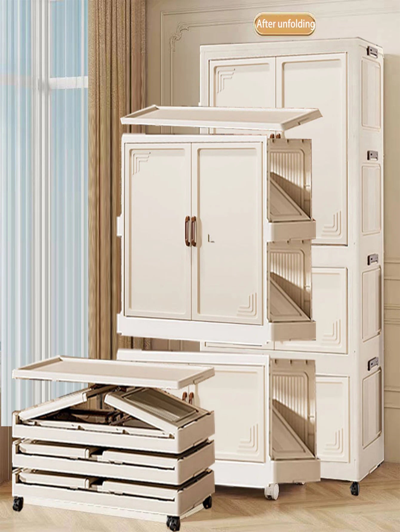 Armoire Pliable Grande Capacité - Organisateur de Vêtements Pratique