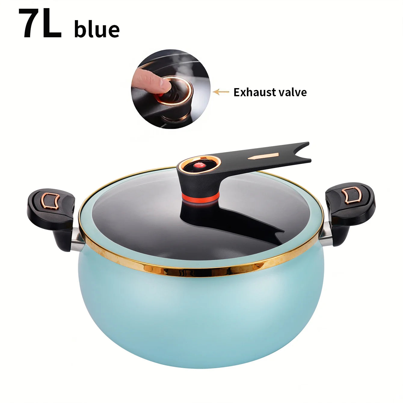 Marmite à micro-pression 7L - Cuisinière induction et gaz