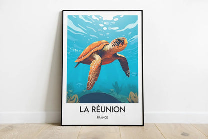 Affiche Voyage La Réunion - Décoration Murale Naturelle