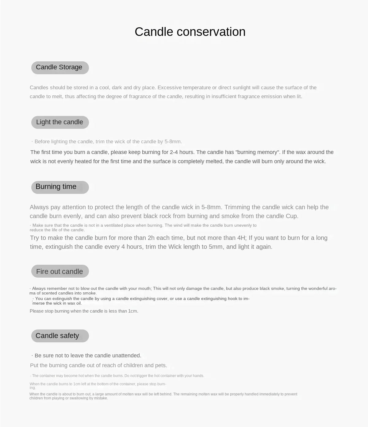 Bougie parfumée sans fumée - Idée cadeau pour hôtels et Clubhouse