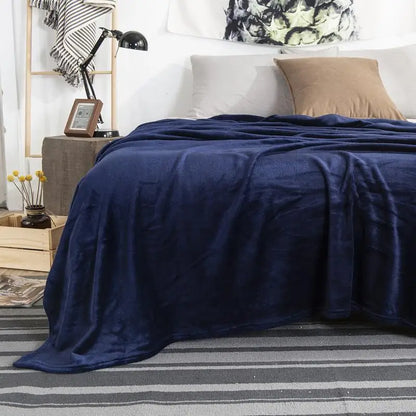 Couverture en flanelle polaire douce - Imprimé léopard et zèbre