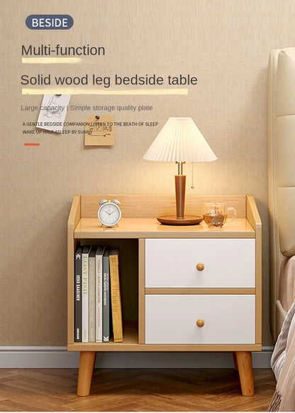 Armoire de Chevet Moderne en Bois Massif - Wuli House