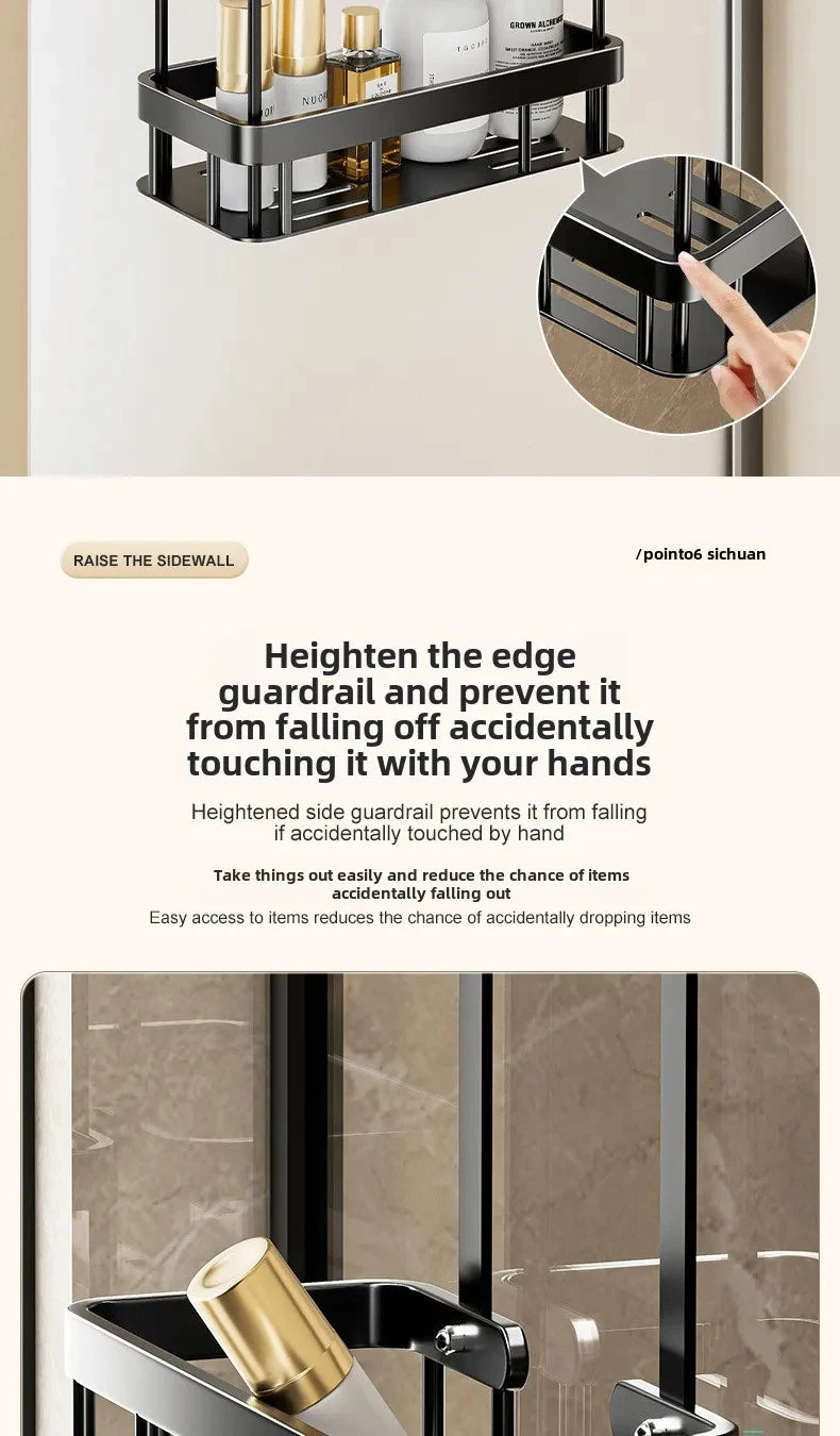 Organisateur de Toilette Mural pour Salle de Bain - Support Pratique