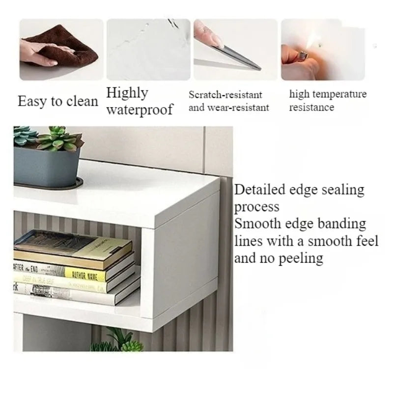 Table Basse Minimaliste Gain de Place pour Salon et Chambre