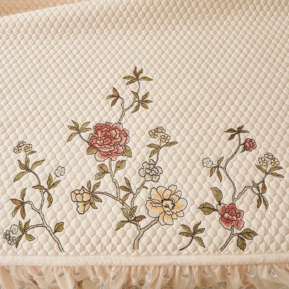 Ensemble de couvre-lit d'été brodé chic - léger et doux, 1 à 3 pièces