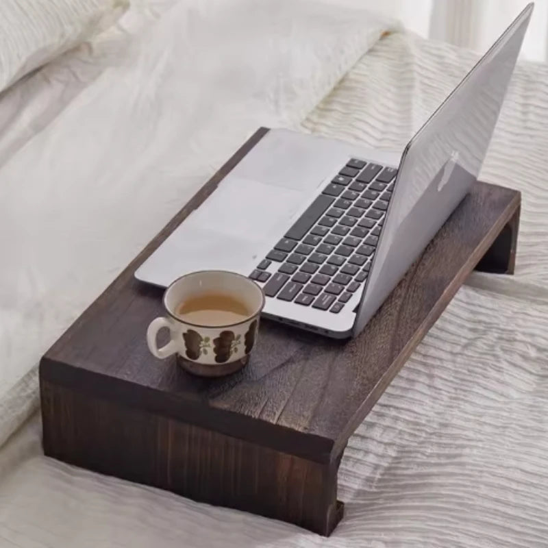 Table de lit en bois rectangulaire pliable pour méditation