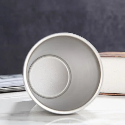 Tasse à Lait Double Paroi Acier Inoxydable - Anti-Chute et Isolante