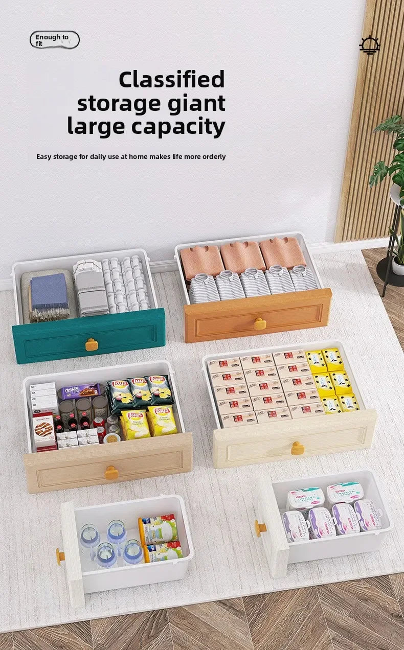 Armoire de rangement blanche à tiroirs - 50 casiers en plastique