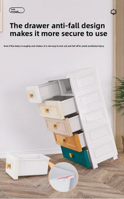 Armoire de rangement blanche à tiroirs - 50 casiers en plastique