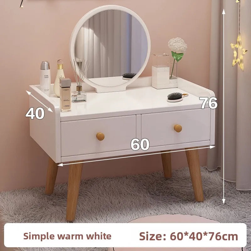 Coiffeuse moderne avec baie vitrée pour chambre à coucher