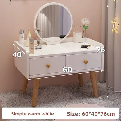 Coiffeuse moderne avec baie vitrée pour chambre à coucher