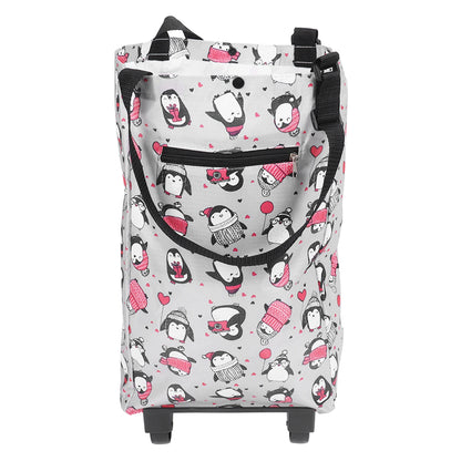 Chariot de Shopping Pliable avec Roulettes pour Homme - Pratique et Fonctionnel