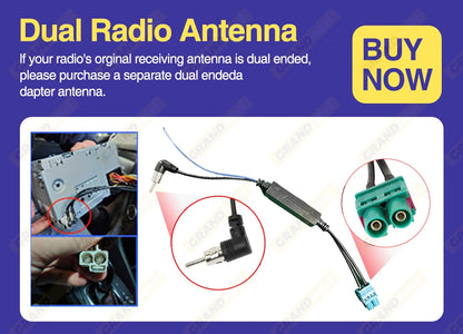 Autoradio GPS Android 13 pour VW, Skoda, Golf, Passat - 2Din