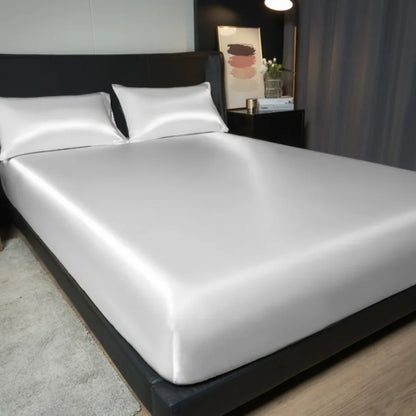 Drap de lit unie léger, housse matelas 1 pièce sans taie - 2025