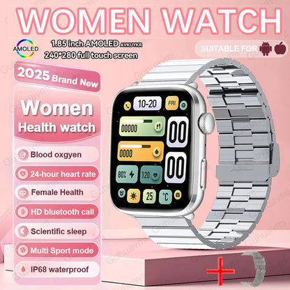 Montre Intelligente Xiaomi Femme - Diagnostic AI, HRV, PPG, IP68