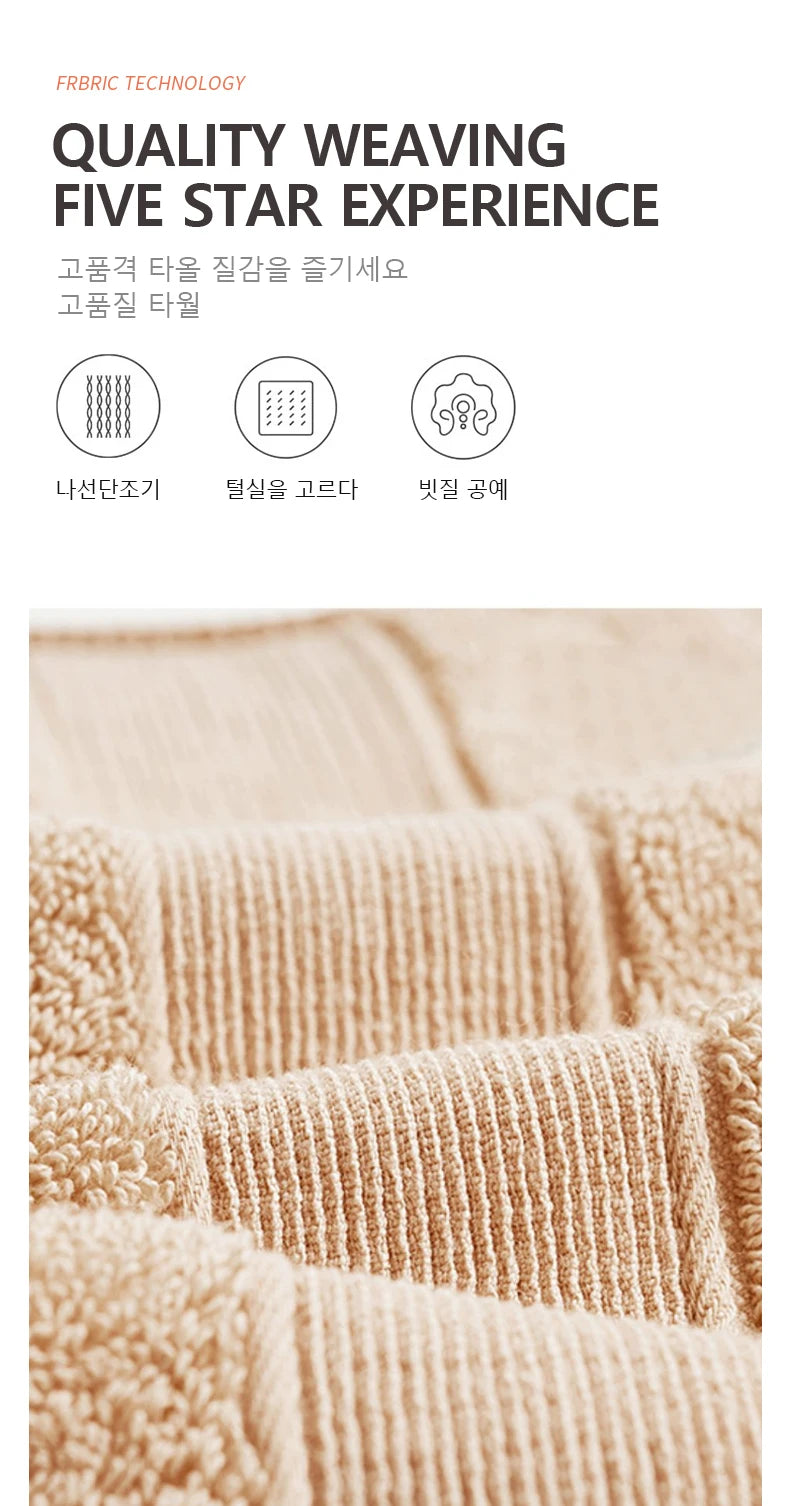 Serviette de Bain Coton Douce et Épaisse - Set de 2 Absorbantes