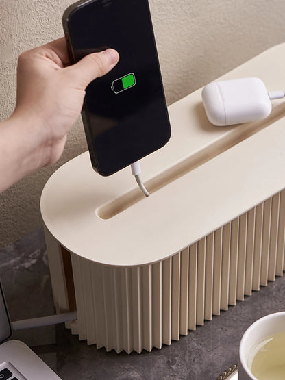 Organisateur de câbles multifonctionnel pour prise domestique