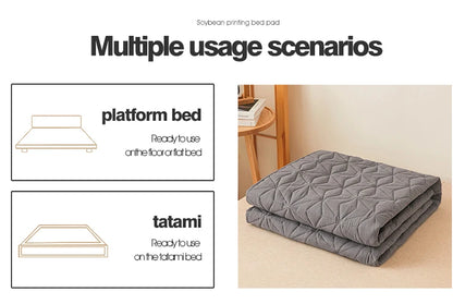 Surmatelas imperméable matelassé pour lit simple et double 140/160