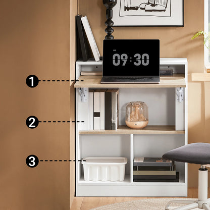 Table pliante SoBuy FWT104 avec armoire intégrée - Pratique et élégante