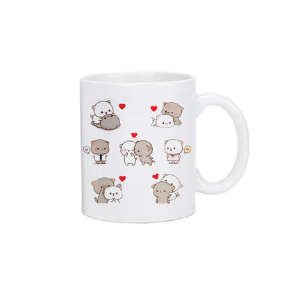 Tasse Moka Panda Bubu Dudu - Cadeau Mignon Couple et Amis