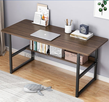 Bureau de jeu et d'étude avec rangement, coins arrondis