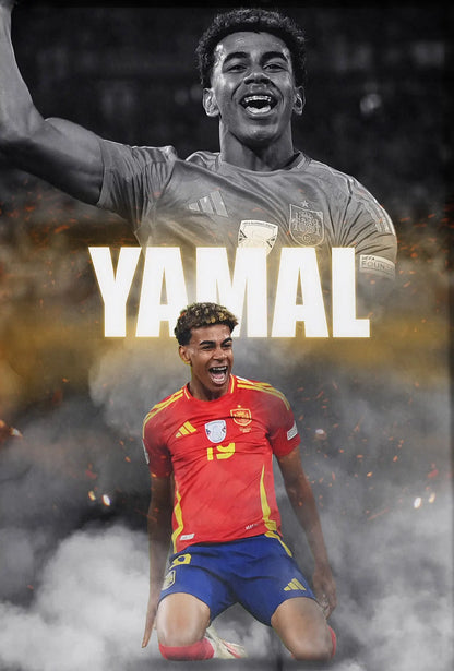 Affiche de Football HEROCROSS - Art Mural Étoiles en Toile