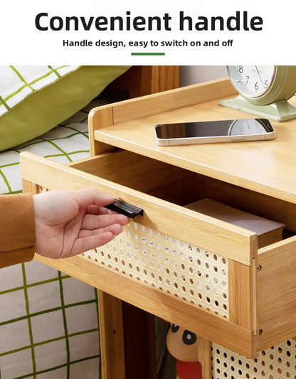 Table de chevet avec tiroir - Armoire de rangement élégante