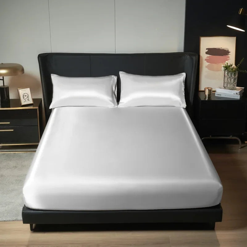 Drap de lit unie léger, housse matelas 1 pièce sans taie - 2025