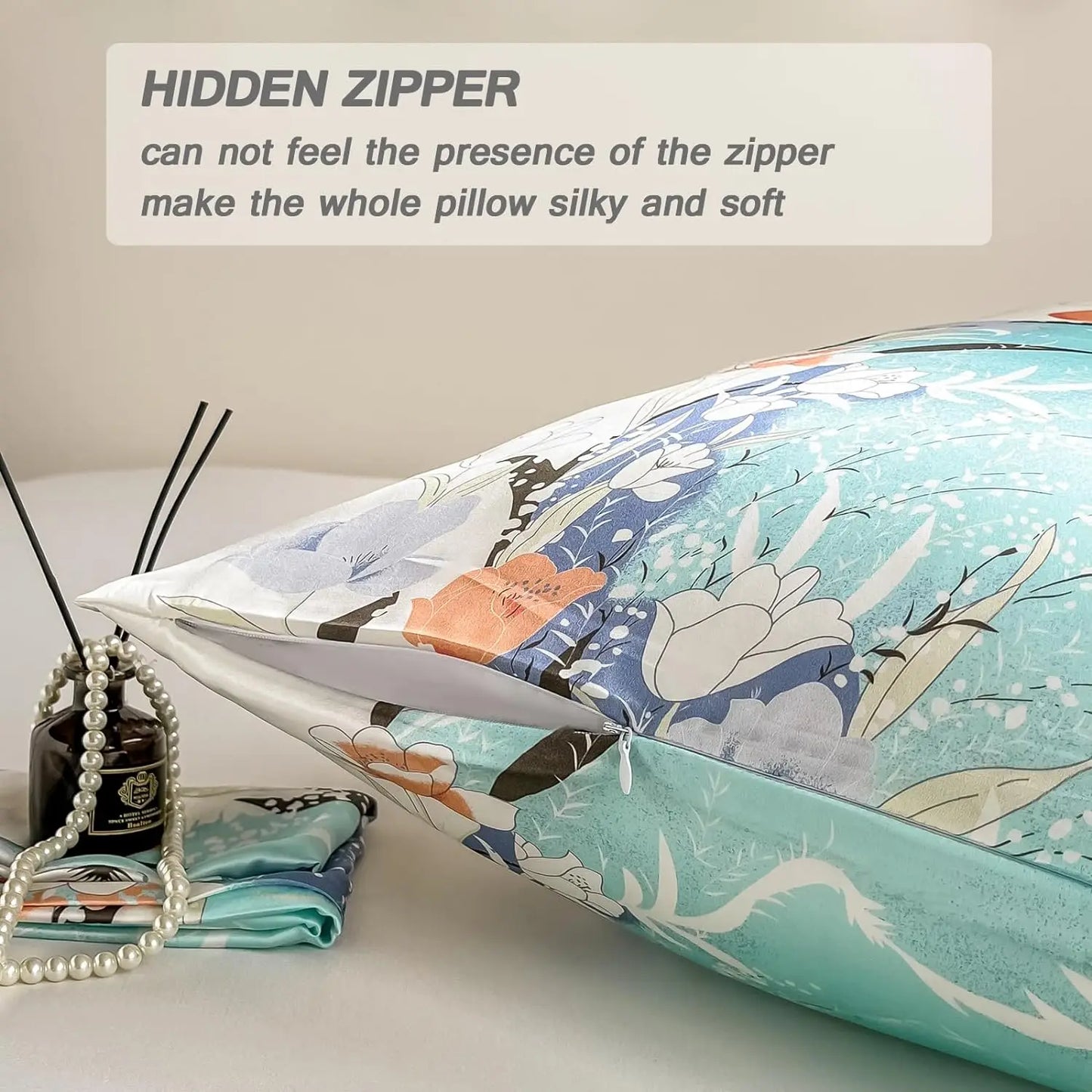 Taie d'oreiller en mûrier naturel, douce et rafraîchissante 100%