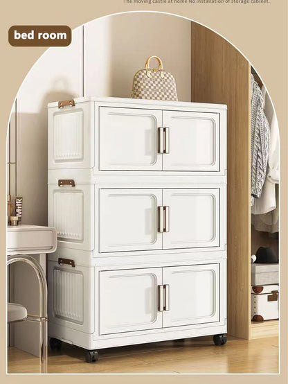 Armoire de rangement pliable pour vêtements de bébé et enfants
