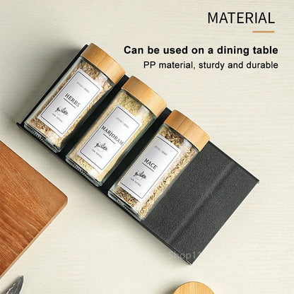 Organisateur de Tiroir à Épices 4 Niveaux - Support Réglable Pratique