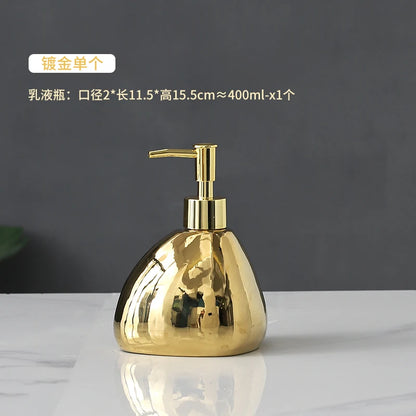 Set d'accessoires de salle de bains en céramique chinoise élégante