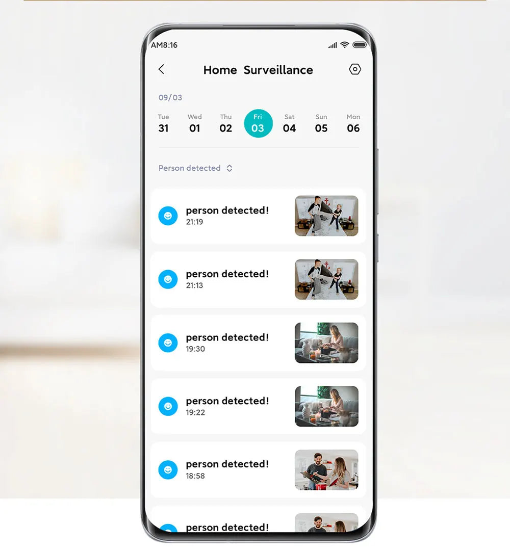 Caméra de Sécurité Xiaomi 360° 2K avec Détection AI et Vision Nocturne